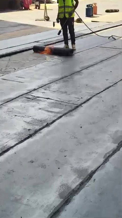Waterproofing membrane application